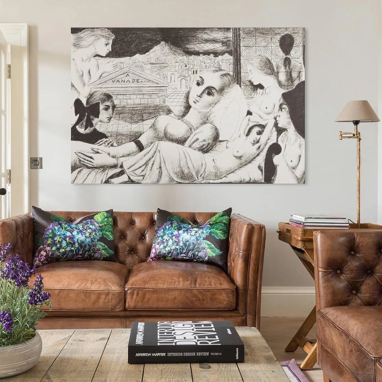 Paul Delvaux Posters Print (13) Room Aesthetic Poster Print Art Wall Painting Canvas Posters Gifts Modern Bedroom Decor 20x30inch(50x75cm)