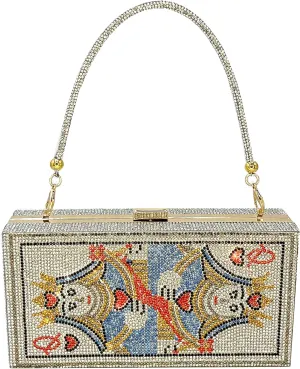 Diamond-Cluster Embellished Clutch Bags