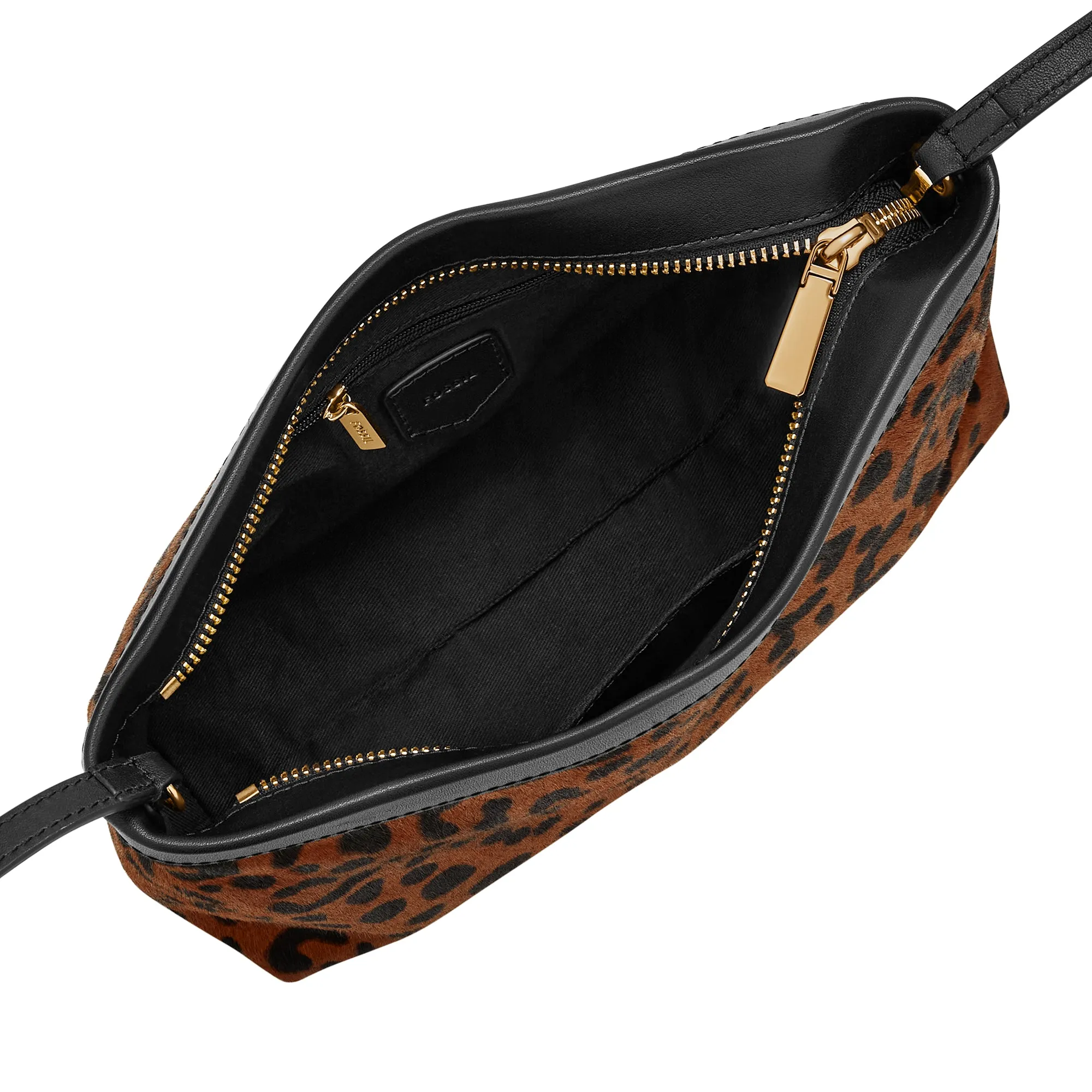 Penrose Haircalf Leather Pouch Clutch