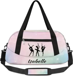Personalized Dance Duffel Bag for Girls - Customized, Water-Resistant, Multipurpose - Color 29 - 18.5 x 9.44 x 7.87 inches