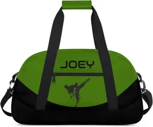Personalized Martial Art Bag Duffel Bag for Boys Girls, Custom Taekwondo Karate Bag for Travel Weekender Practice Art