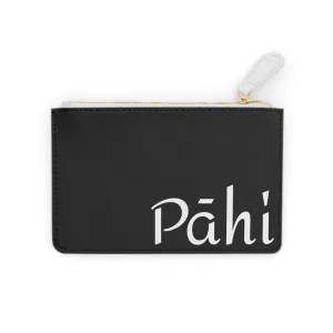 Pāhi/Purse Mini Clutch Bag - black