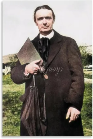 Physicist Rudolf Steiner Poster People Portrait Poster (1) Canvas Painting for Living Room Bedroom Decor 24x36inch(60x90cm) Unframe-style