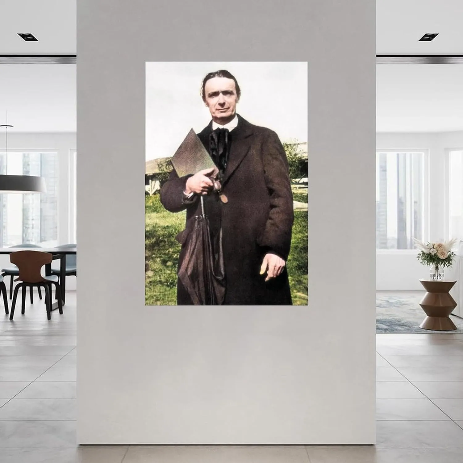 Physicist Rudolf Steiner Poster People Portrait Poster (1) Canvas Painting for Living Room Bedroom Decor 24x36inch(60x90cm) Unframe-style