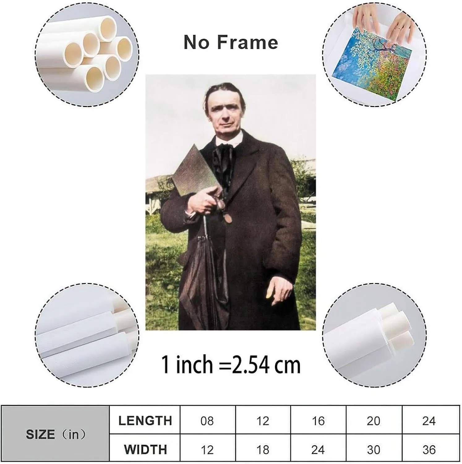 Physicist Rudolf Steiner Poster People Portrait Poster (1) Canvas Painting for Living Room Bedroom Decor 24x36inch(60x90cm) Unframe-style