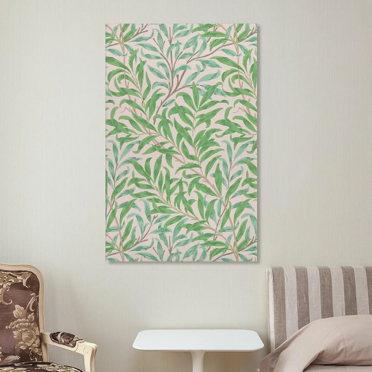PICHU William Morris Posters Artist Artistic Photo A Big Green Leaf Poster Decorative Painting Canvas Wall Art Living Room Posters Bedroom Painting 16x24inch(40x60cm), Unframe-style