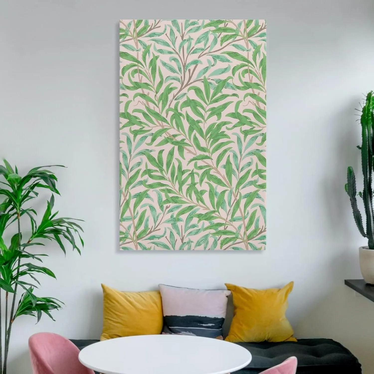 PICHU William Morris Posters Artist Artistic Photo A Big Green Leaf Poster Decorative Painting Canvas Wall Art Living Room Posters Bedroom Painting 16x24inch(40x60cm), Unframe-style