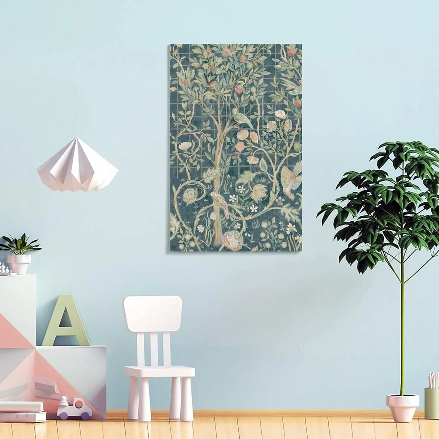PICHU William Morris Posters Artist Artistic Photo Tree Wall Art Poster Gifts Bedroom Prints Home Decor Hanging Picture Canvas Painting Posters 20x30inch(50x75cm)