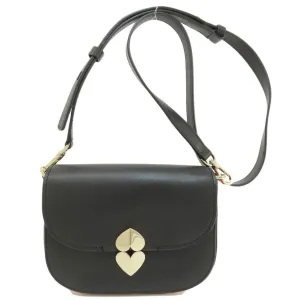 pink  Color Leather Shoulder Bag (Pre-Owned)