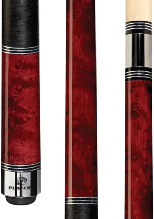 Players Classic Birds-Eye Maple with Triple Silver Rings Cue