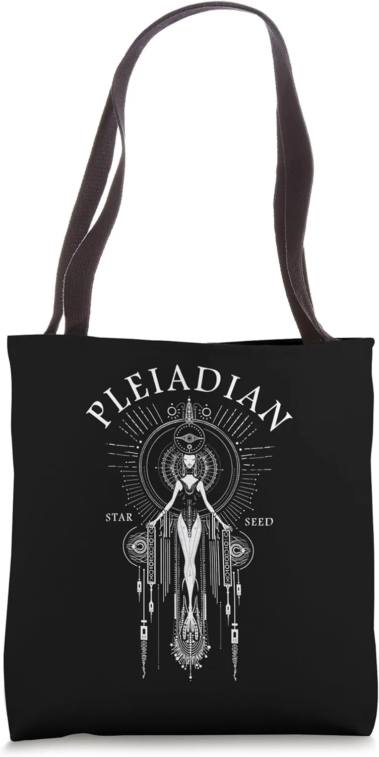 Pleiadian Starseed Divine Consciousness Tote Bag