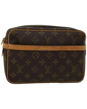 Pochette Monogram Canvas Clutch