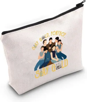 POFULL 80s Movie Inspired Gift Ponyboy TV Show Fans Cosmetic Bag (Stay Gold bag)