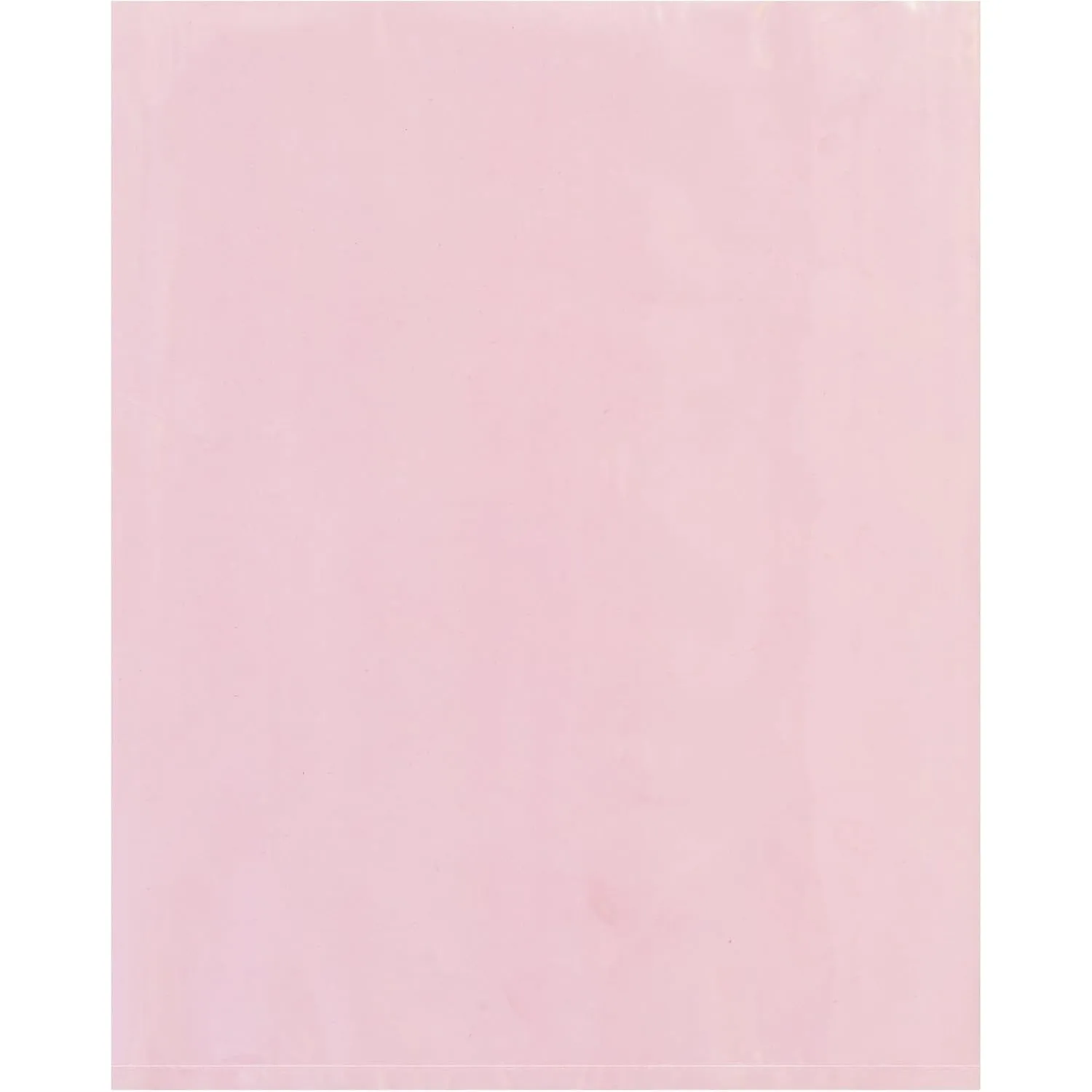 Poly Bag Guy 8" x 10", 2 Mil (1000/Case) Pink Anti-Static Flat Open Top Plastic Poly Bags