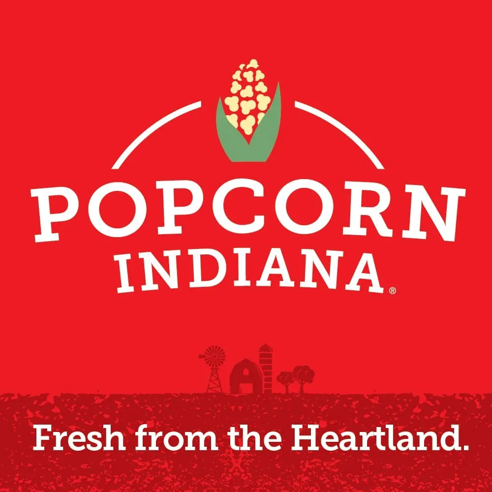 Popcorn Indiana Movie Theater Butter – Rich Butter Movie Theater Popcorn, Authentic & Gourmet Flavor, Gluten Free, 3 Oz (6 Pack)