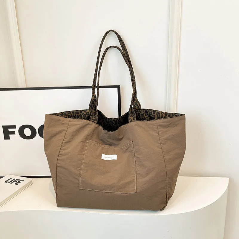 Popular Korean Niche Vintage Leopard Print Bags