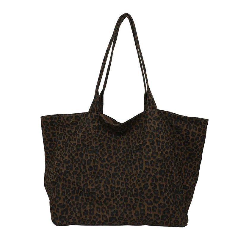 Popular Korean Niche Vintage Leopard Print Bags