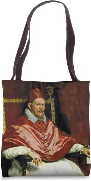 Portrait of Pope Innocent X by Diego Velazquez Tote Bag