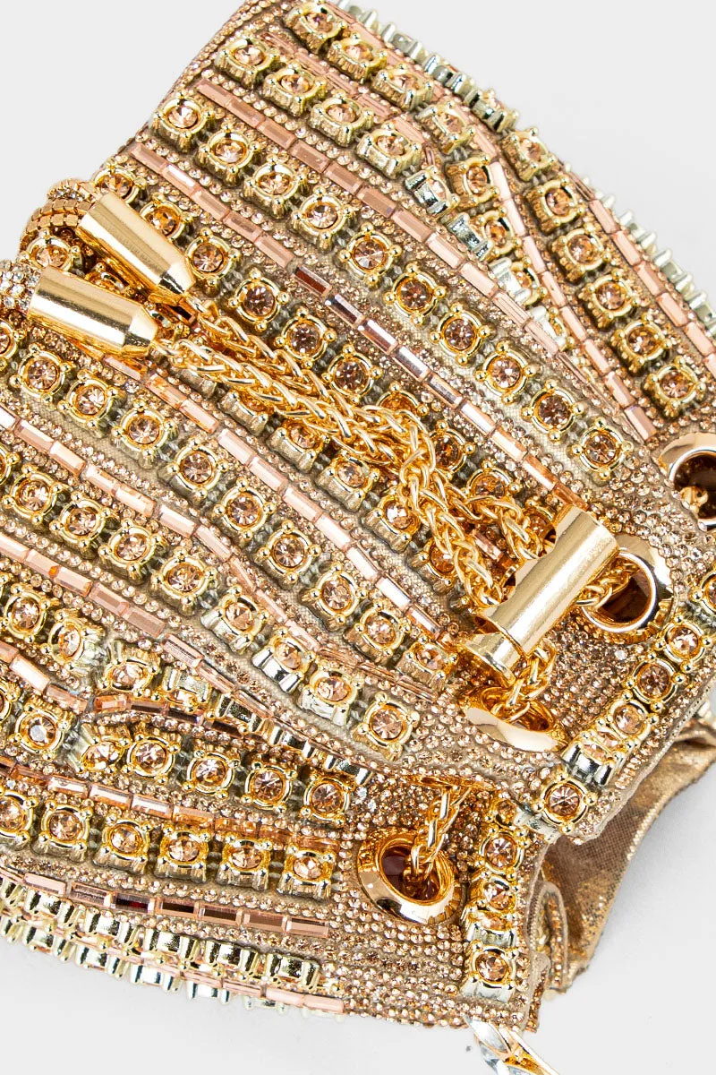 Pouch Clutch BK4051-Rose Gold