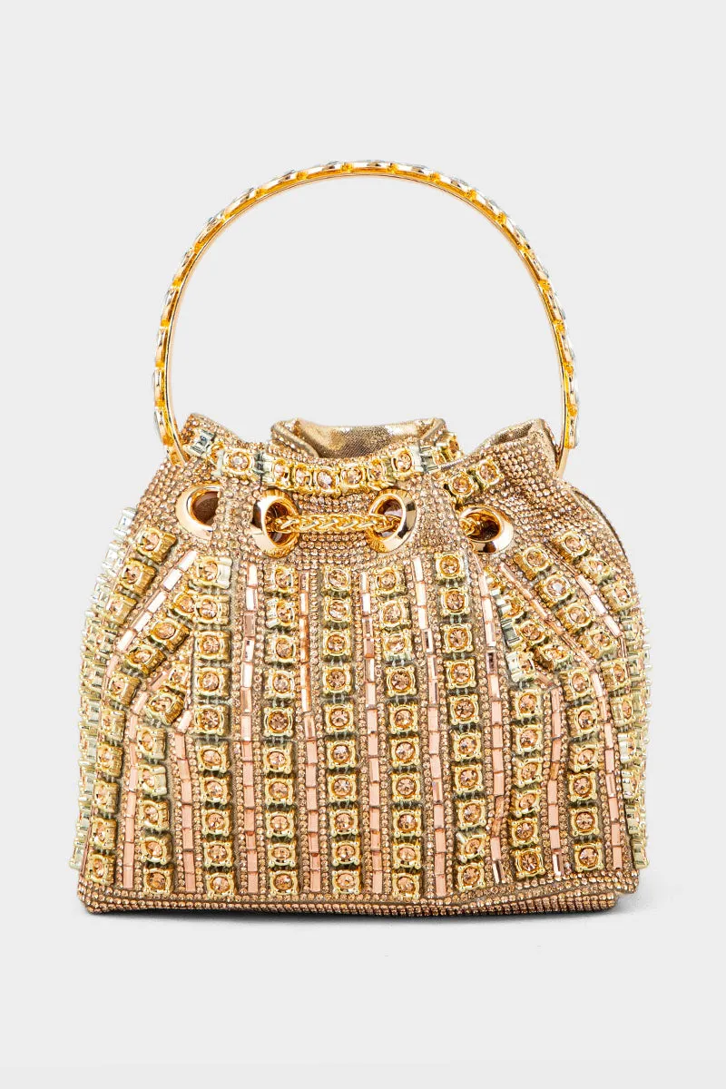 Pouch Clutch BK4051-Rose Gold