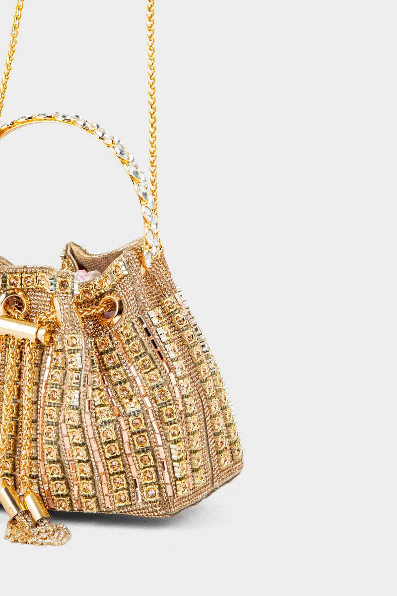 Pouch Clutch BK4051-Rose Gold