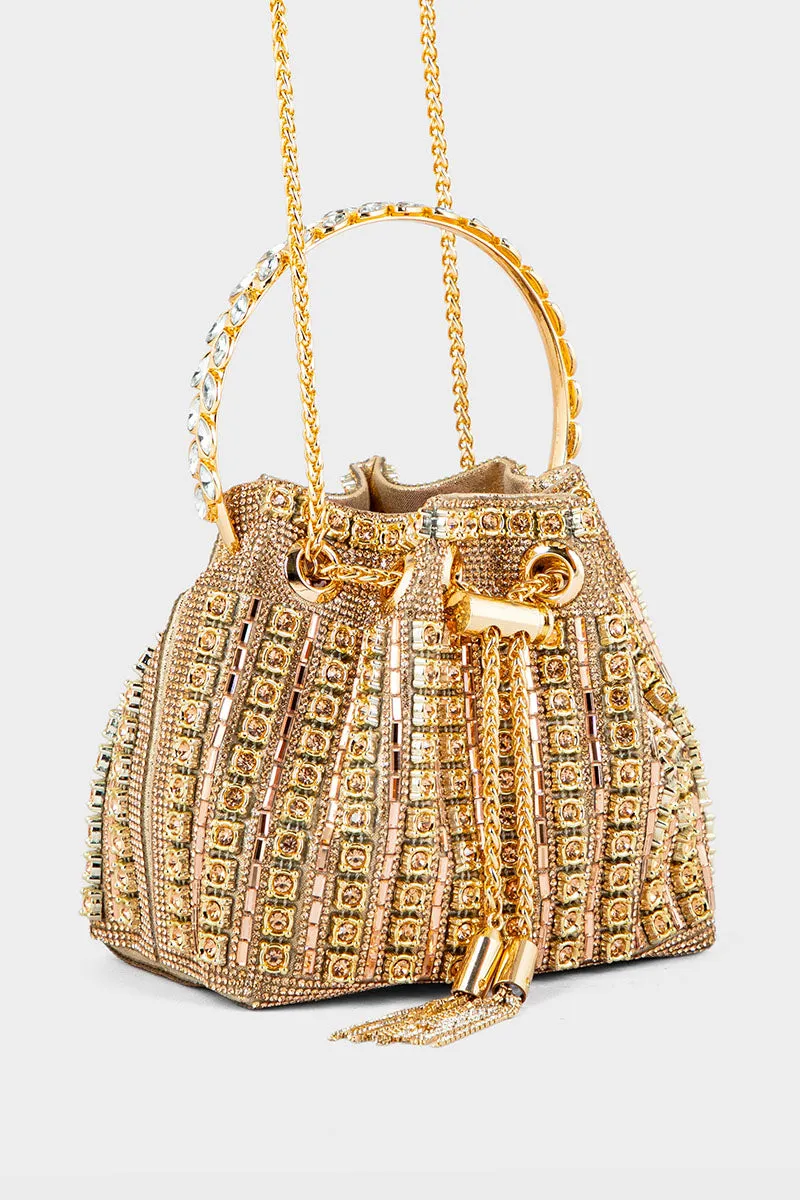 Pouch Clutch BK4051-Rose Gold
