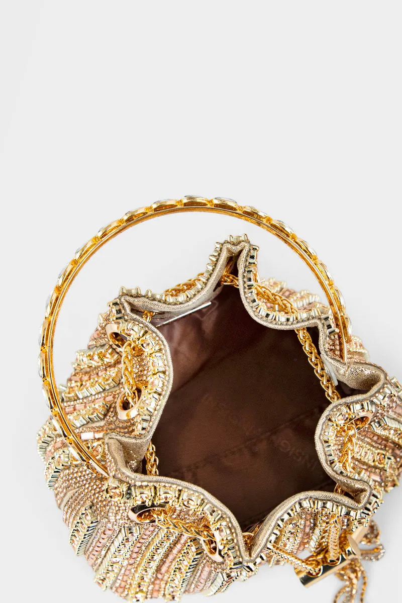 Pouch Clutch BK4051-Rose Gold