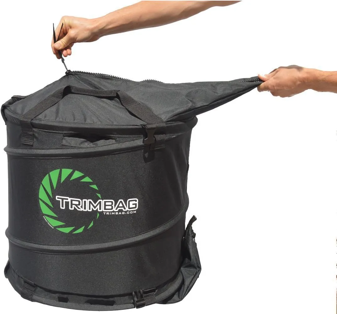 Premium Complete Dry Trimming Kit Bundle with 4 Common Culture Trimming Scissors, 1 Pair of Grow Crew Ratchet Hangers, 10 Pack of Turkey Bags and Accessories (7 Items)