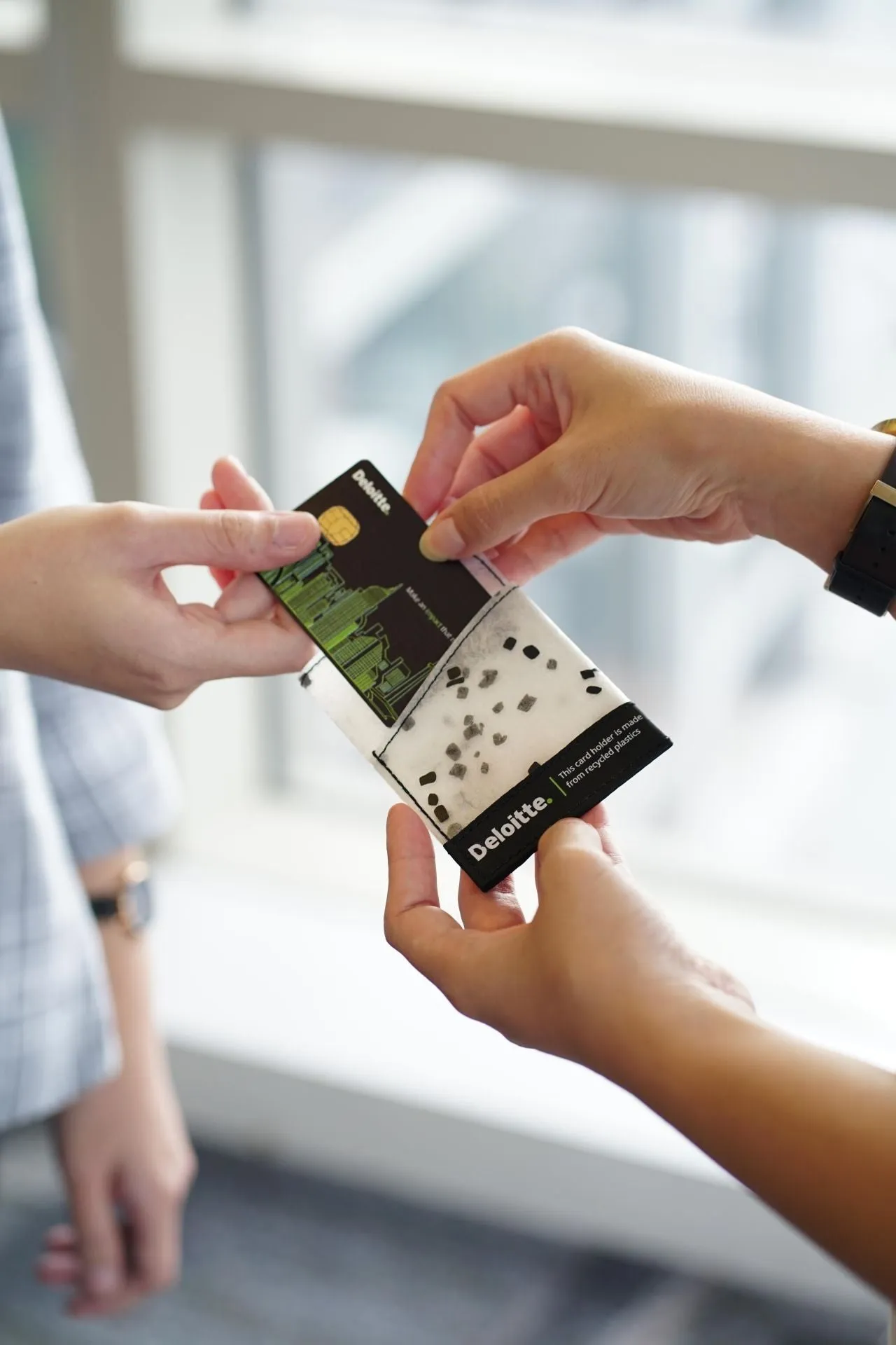 Pressed Plastic Card Holder