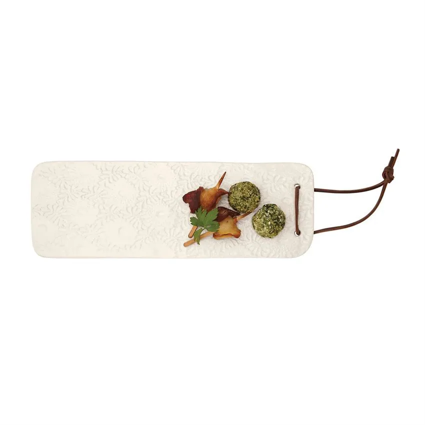 Pressed Stoneware Long Board