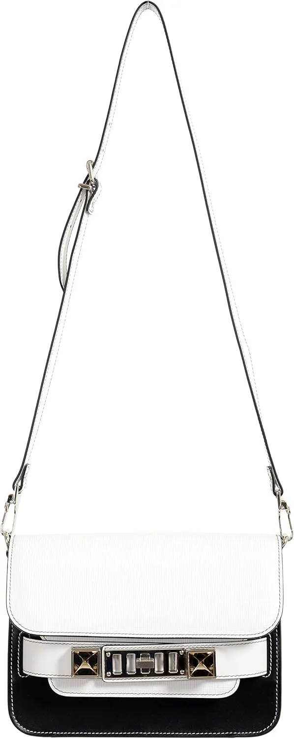 Proenza Schouler Women's Multi-Color Textured Leather Clutch Shoulder Bag