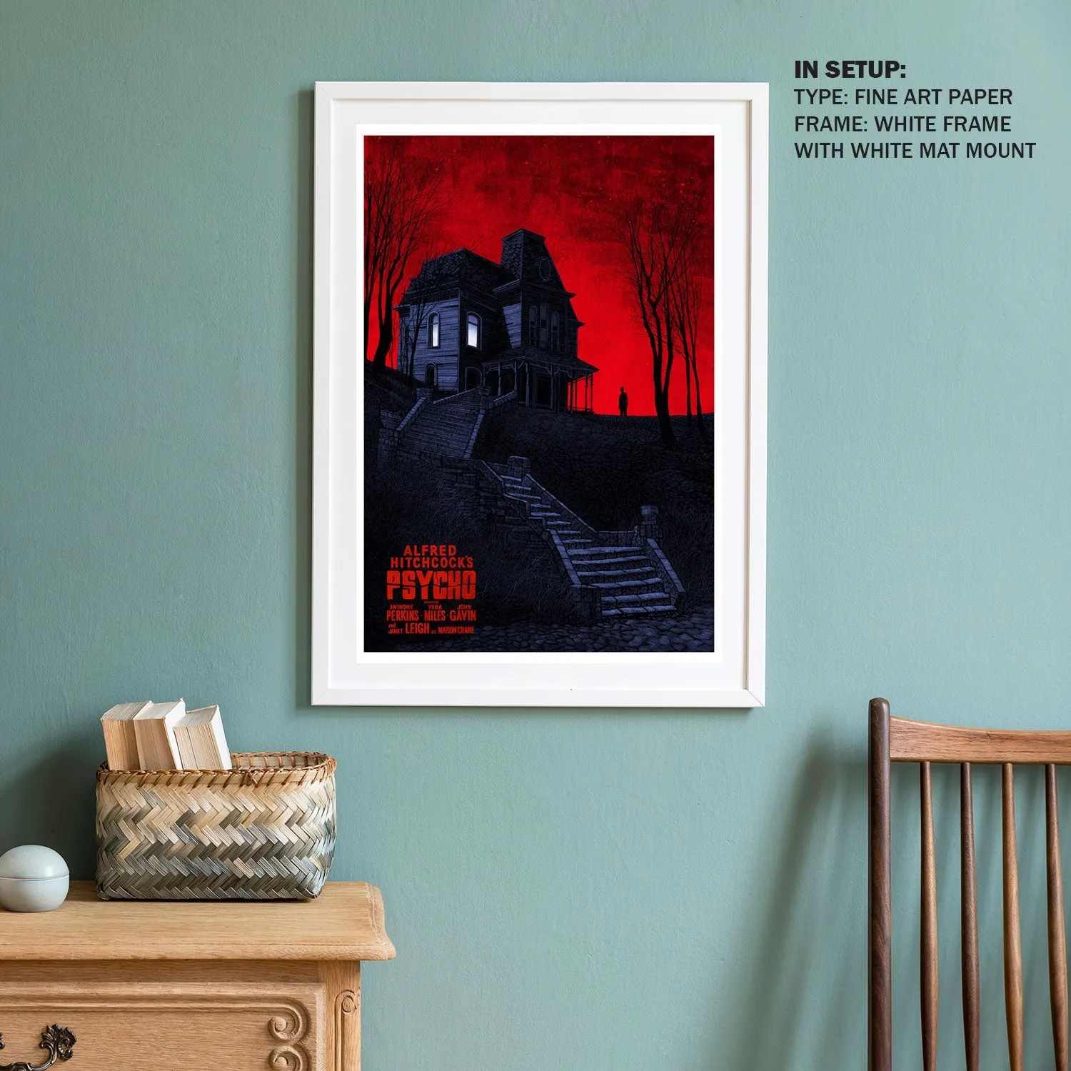 Psycho (1960) Movie Poster Art