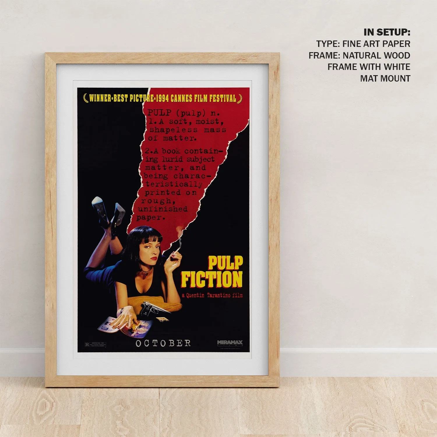 Pulp Fiction (1994) (3) Movie Poster Art