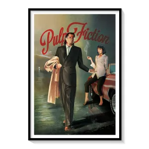 Pulp Fiction 4 Movie Poster Art