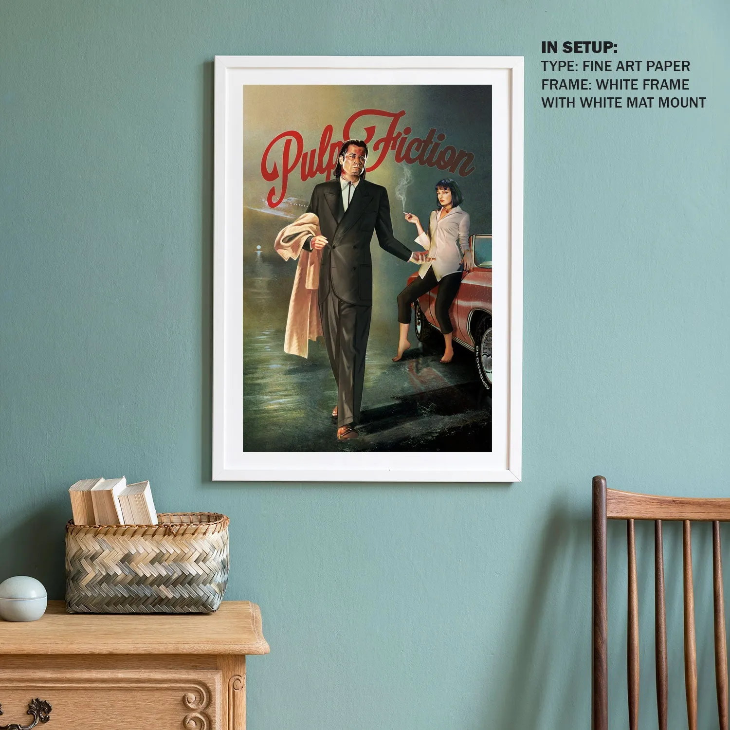 Pulp Fiction 4 Movie Poster Art