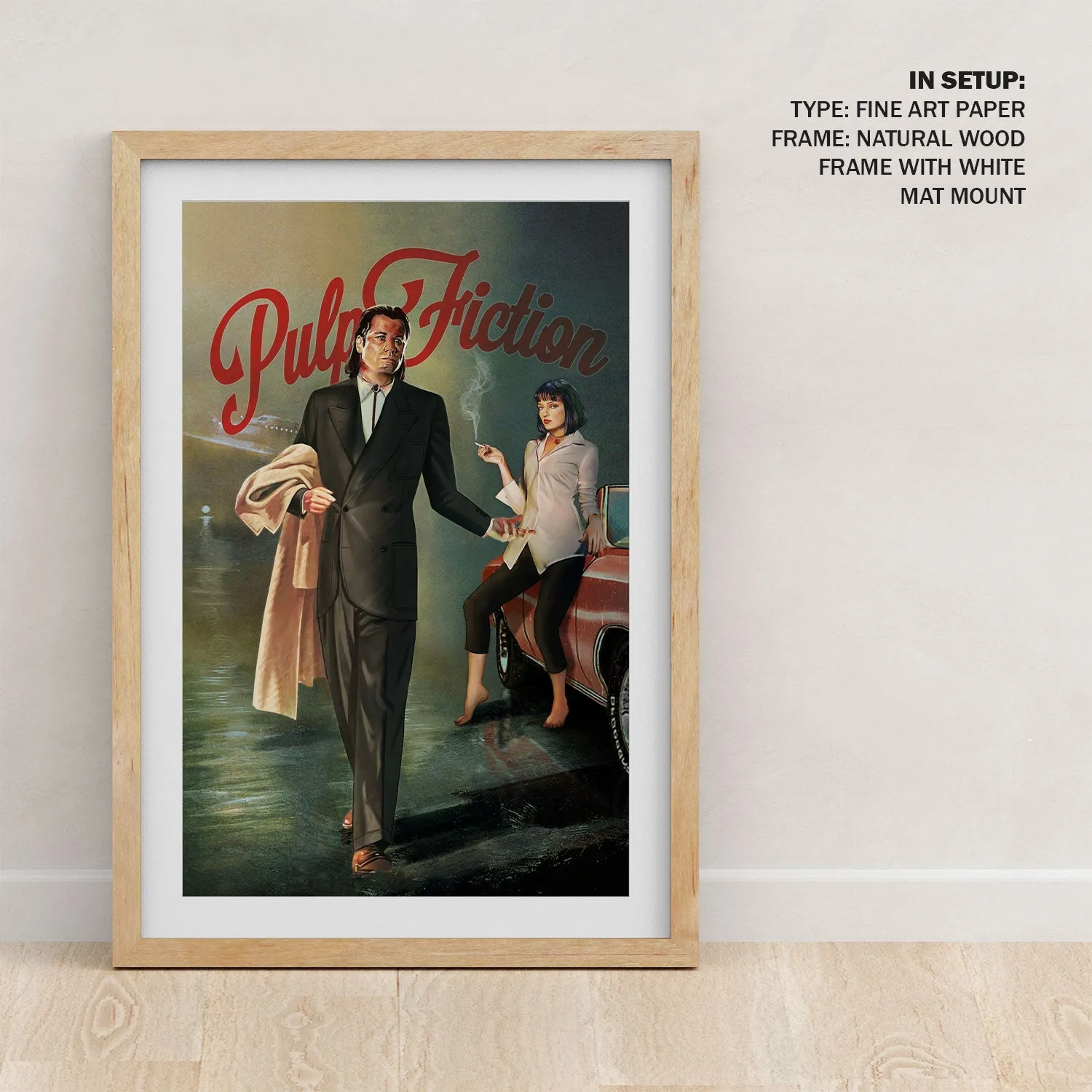 Pulp Fiction 4 Movie Poster Art