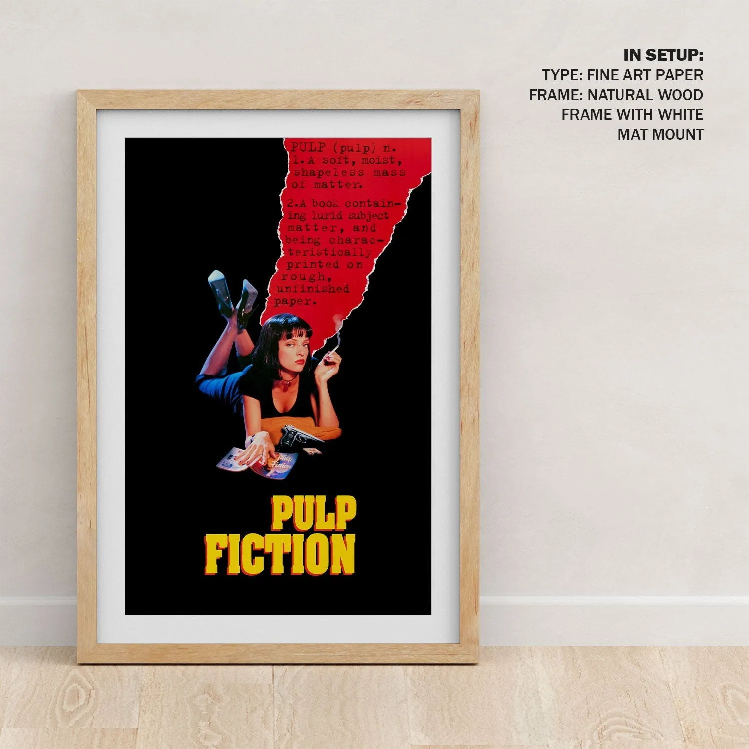 Pulp Fiction 5 Movie Poster Art