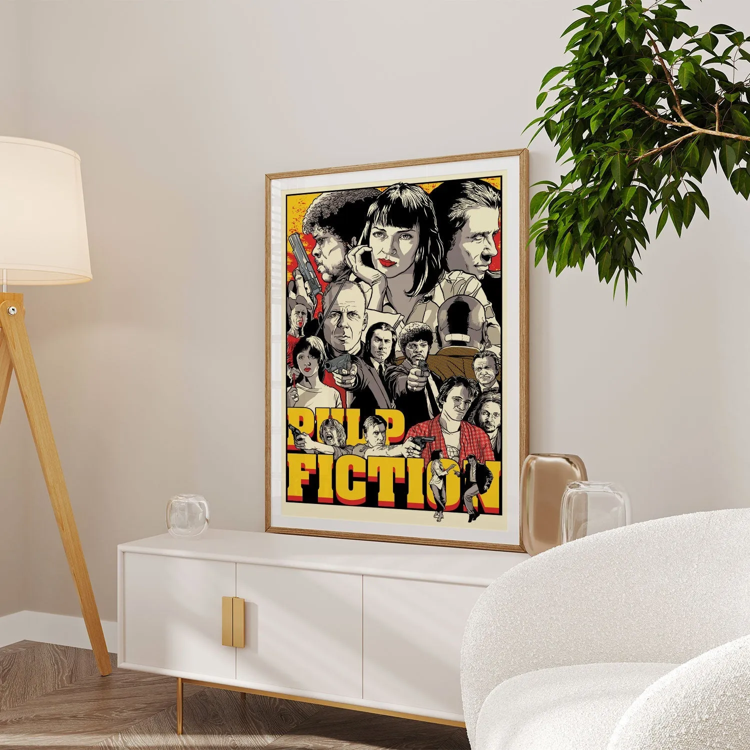 Pulp Fiction Movie Poster Art