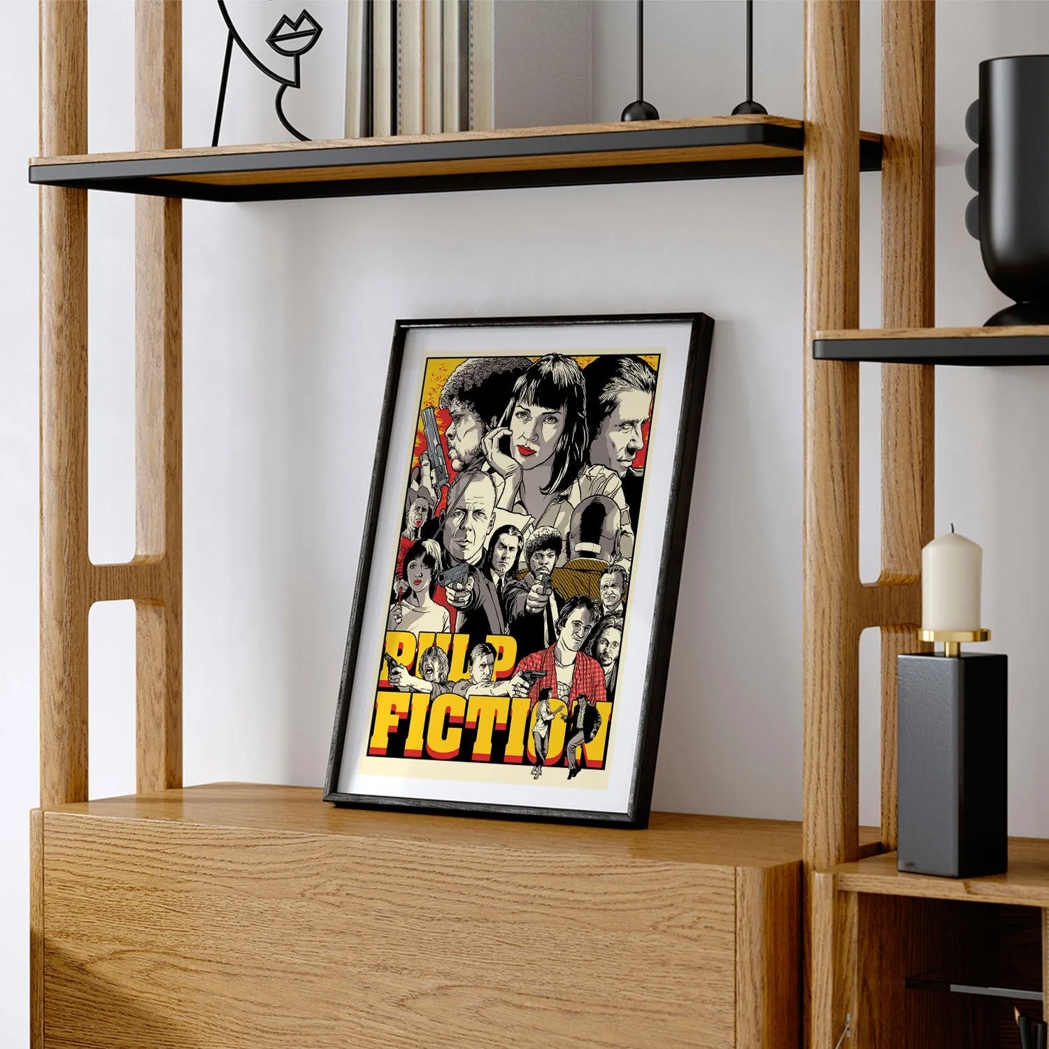 Pulp Fiction Movie Poster Art