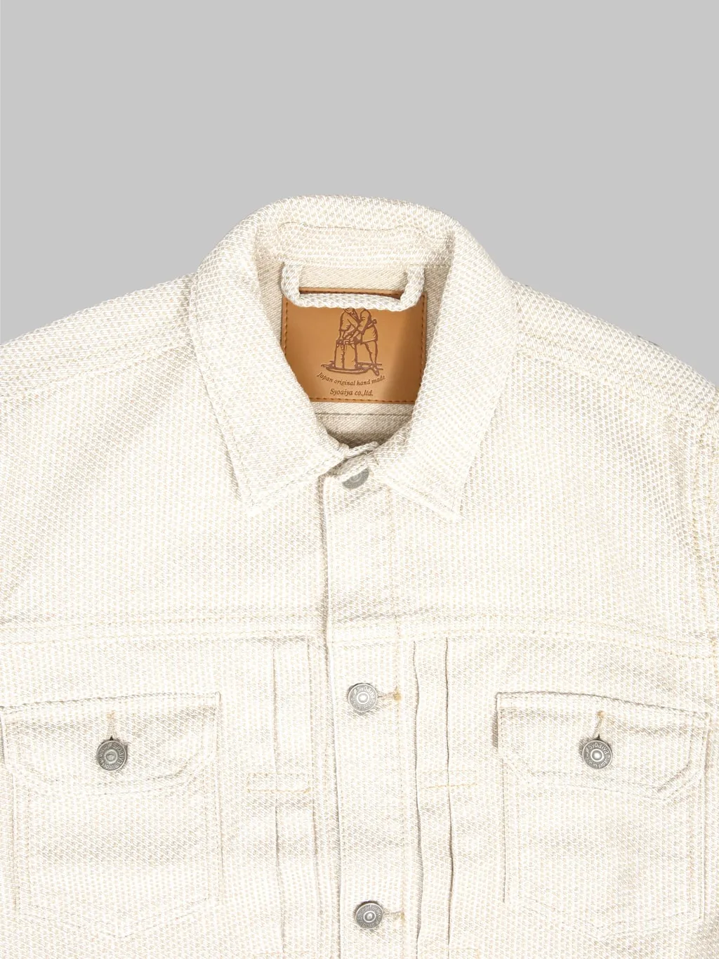 Pure Blue Japan 6220-IV Sashiko Type II Jacket Ivory/Beige