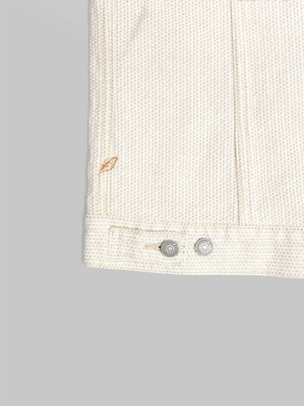 Pure Blue Japan 6220-IV Sashiko Type II Jacket Ivory/Beige