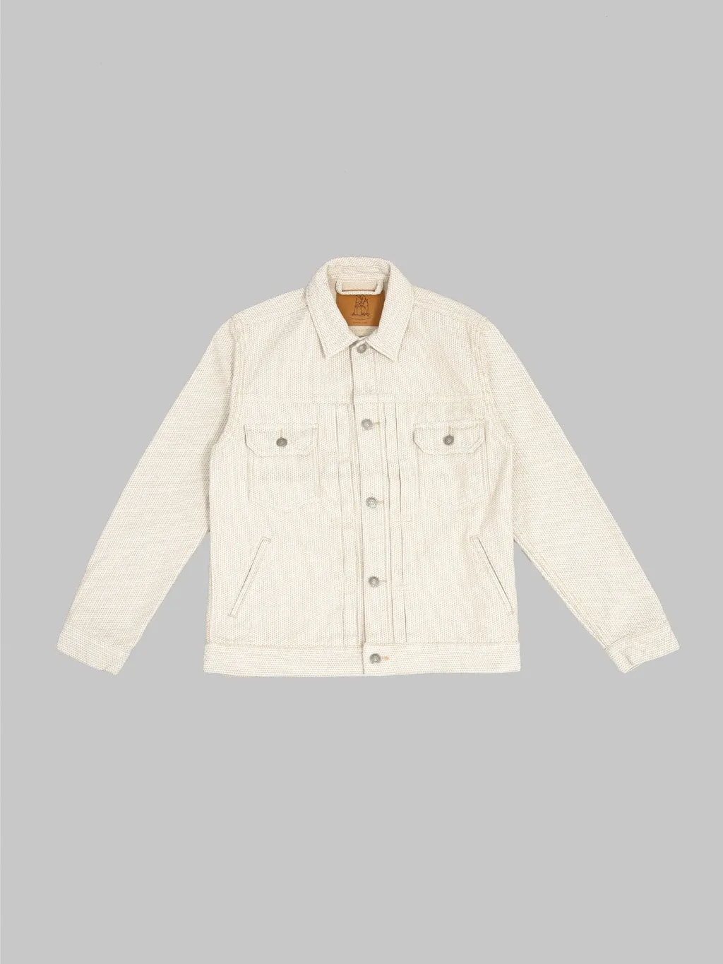 Pure Blue Japan 6220-IV Sashiko Type II Jacket Ivory/Beige