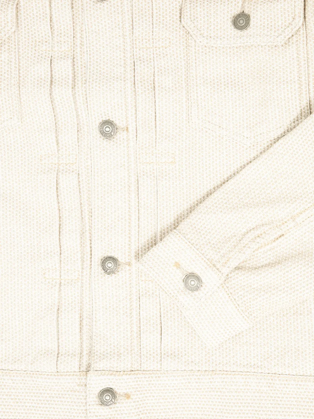 Pure Blue Japan 6220-IV Sashiko Type II Jacket Ivory/Beige