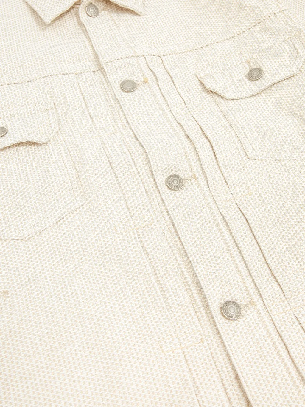Pure Blue Japan 6220-IV Sashiko Type II Jacket Ivory/Beige