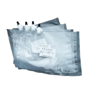 PVF Gas Sampling Bags for Solid VOCs Residual Detection Single PTFE Valve 0.5L 1L 2L 3L 4L 5L 8L 10L Pack of 1(2L)