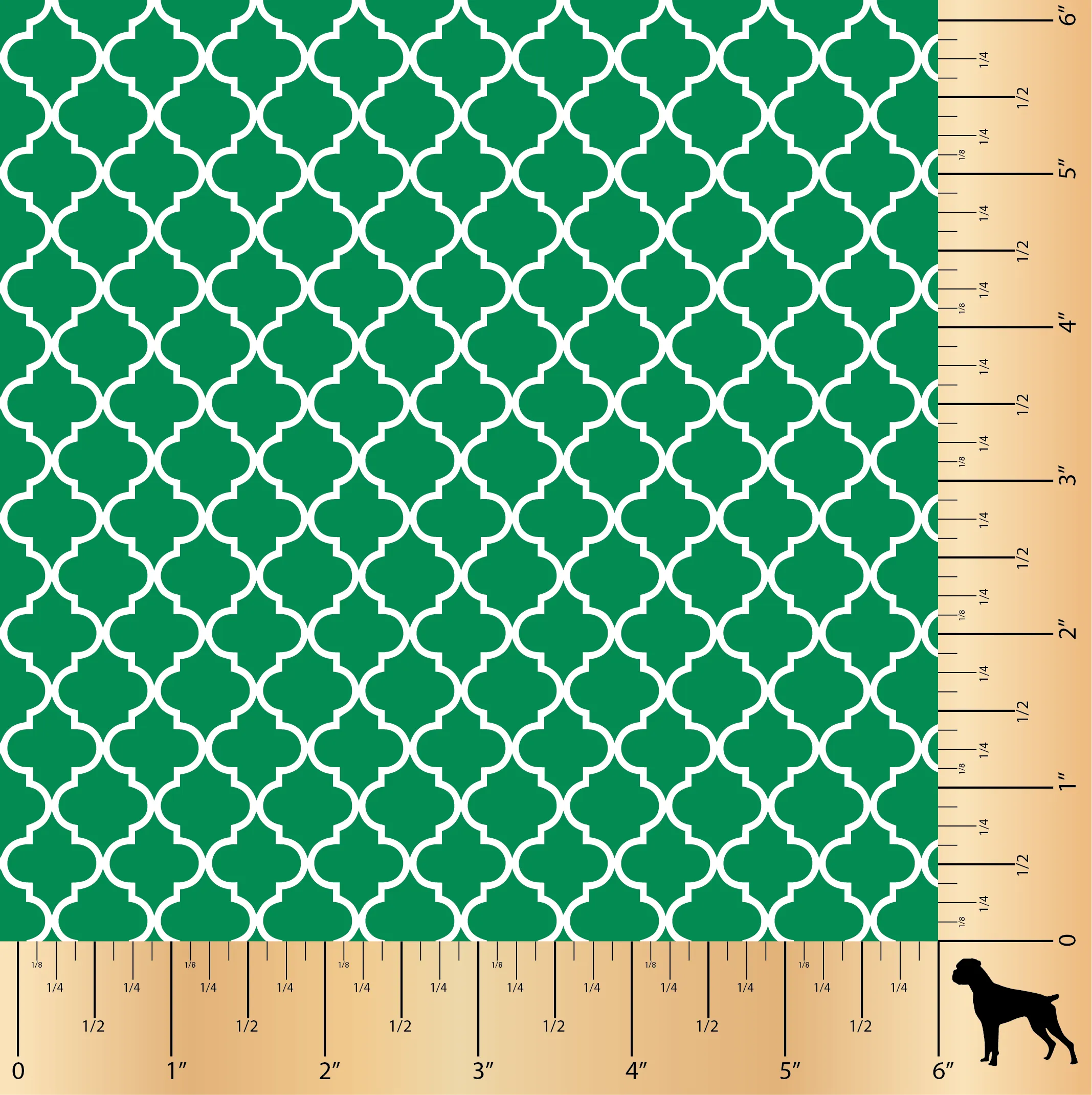 Quatrefoil - Green Bee LG