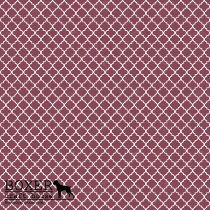 Quatrefoil - Maroon