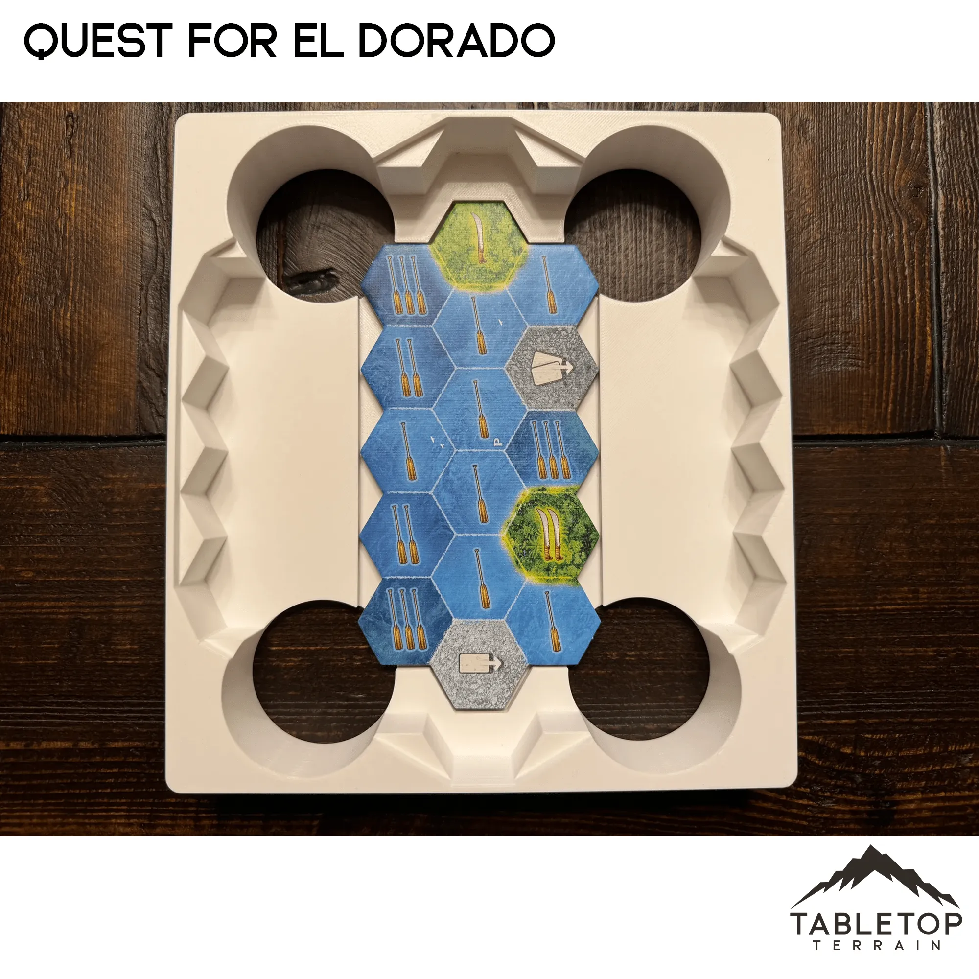 Quest for El Dorado (Lautapelit) Board Game Insert / Organizer