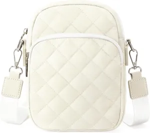 Quilted Crossbody Bag Small Women Shoulder Bags Purses Handbag Backpack Puffer Soft Fashion Design Magnetic and Zipper Pocket