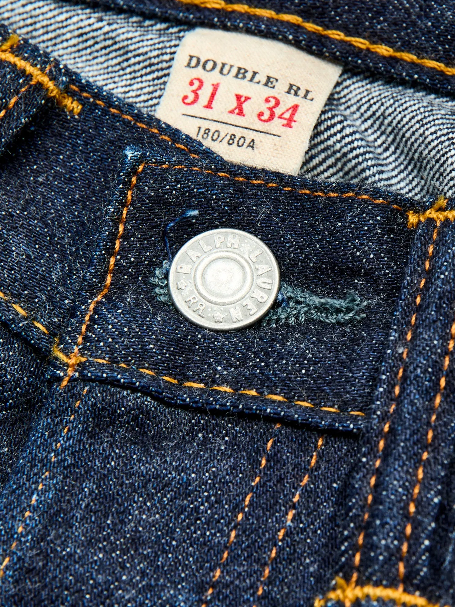 "East-West" 16oz Rinsed Selvedge Denim - Full Straight Fit